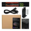 Ethernet PoE -kytkin QOLTEC 16x RJ45, 2x RJ45 uplink, 1x SFP (MPN 52291)