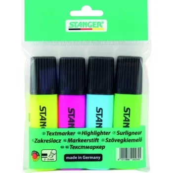 STANGER korostustussi, 1–5 mm, 4 kpl:n pakkaus 180009000