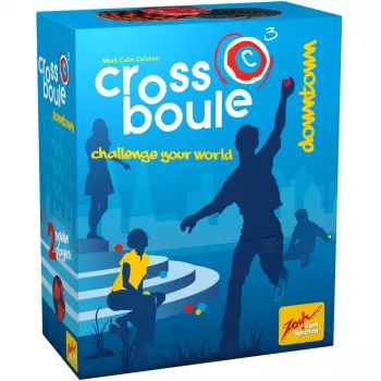 Crossboule Set Downtown, taitopeli sininen/punainen