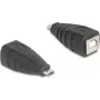 Kaapelisovitin DeLOCK 67201 USB Type Micro-B - USB Type-B musta