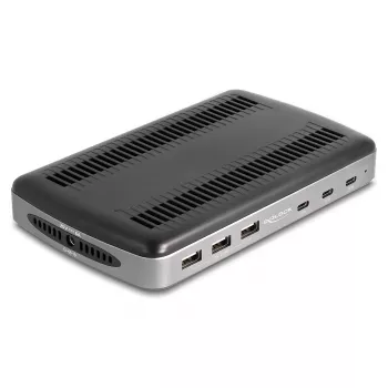 DeLOCK USB-latausasema 3 x USB Type-C PD 3 x USB Type-A 112 W
