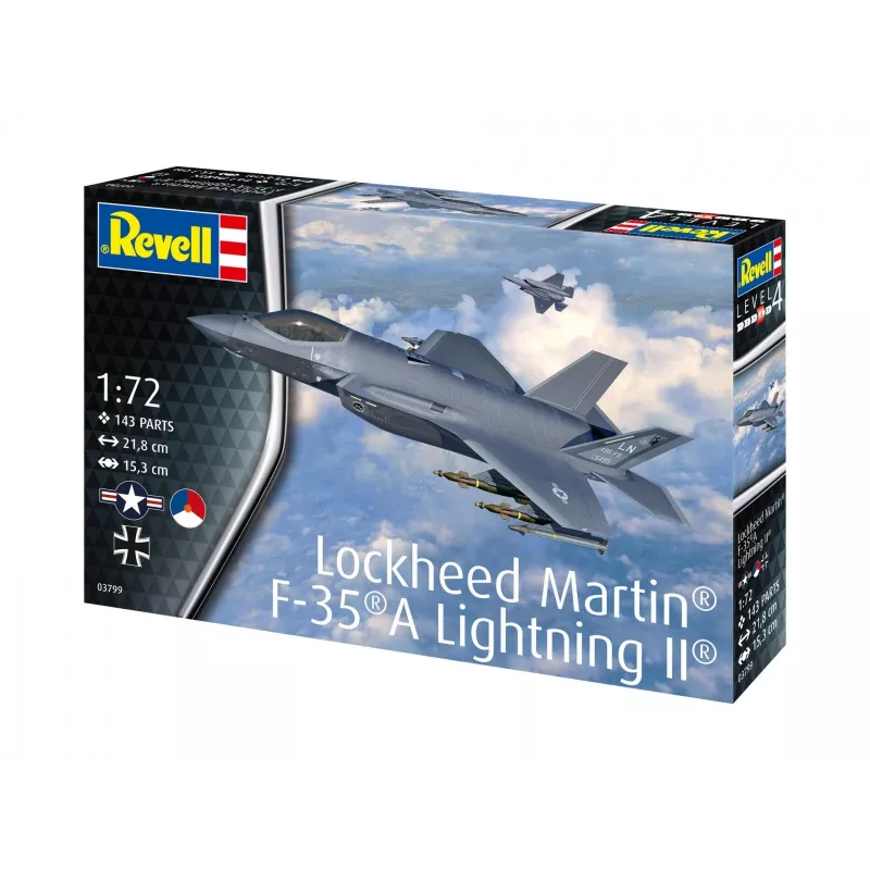 Muovimalli Lockheed Martin F-35A Light 1/72