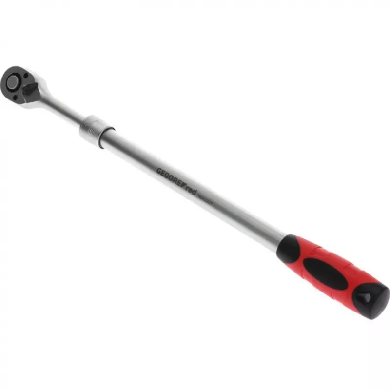 Gedore red R60010027 2K teleskooppinen suunnanvaihtoräikkä 1/2 inch, punainen
