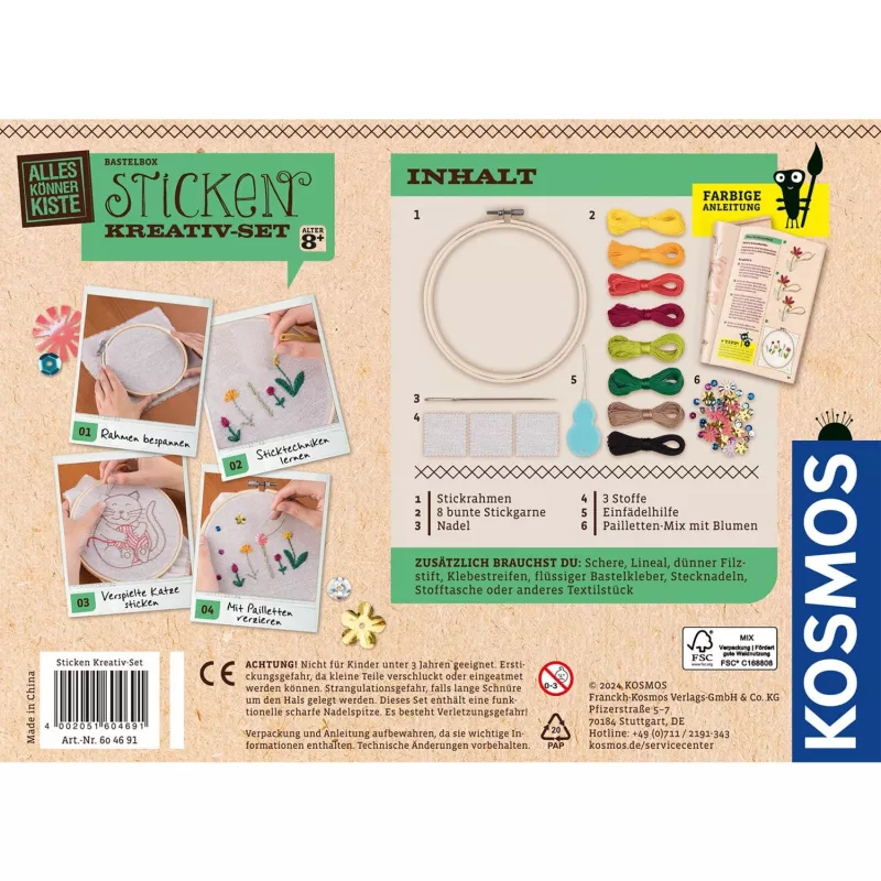 Kosmos Sticken Kreativ-Set, käsityöt