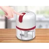 Beper P102ROB050 USB-ladattava silppuri, 0,25 L, 30 W, valkoinen/punainen