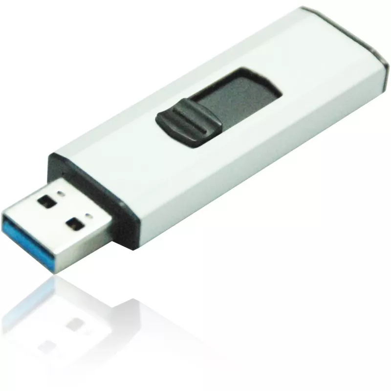 MediaRange - USB-muistitikku - 256 GB - USB 3.0 - musta, hopea (MR919)