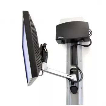 Ergotron LX HD seinäteline Swing Arm - asennussarja (kääntövarsi, kiertonuppi) TV:lle (kallistus ja kääntö) - alumiini - näytön koko: enintään 106,7 cm (enintään 106,70 cm (42)) - asennustarvikkeet