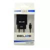 Matkalaturi Beline Beli0011 — 2×USB-liitäntää, microUSB-kaapeli, 2A lähtö, musta