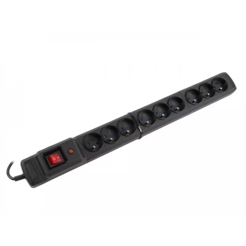 Ylijännitesuoja Armac M9/15/CZ musta 9 AC-pistorasiaa 250V 1,5m