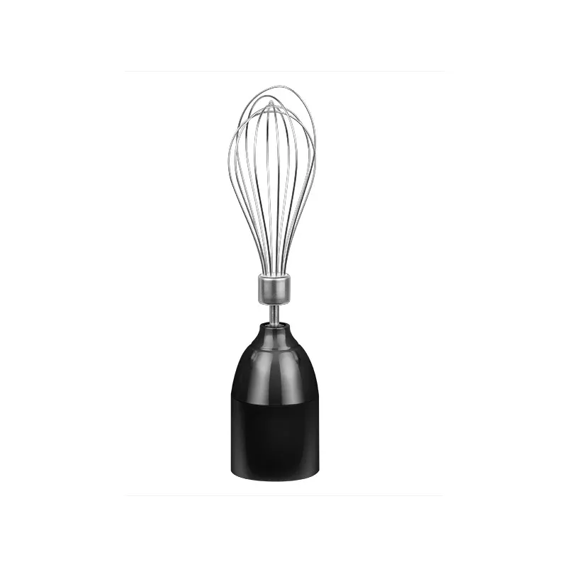 LAFE BlendMix BRK-003A sauvasekoitinsetti, 800 W, 2 nopeutta, turbo, ruostumattomasta teräksestä valmistettu terä, 0,6 l:n kuppi, musta/hopea