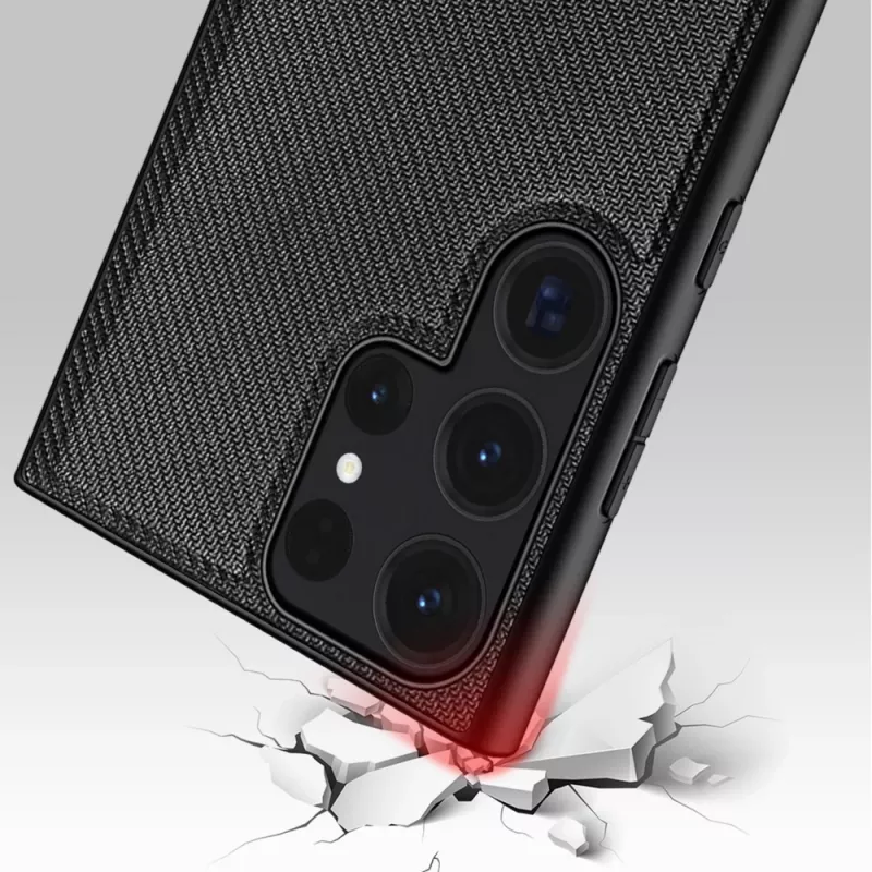 Nevox StyleShell NYLO - Samsung Galaxy S25 Ultra, musta