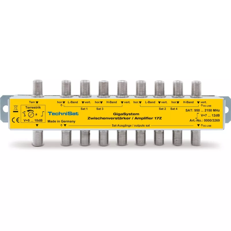 Vahvistin TECHNISAT 17Z hopea malli 0000/3269