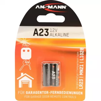 Ansmann 1510-0024 - kertakäyttöparisto - LR32A - alkaline - 12 V - 2 kpl - musta