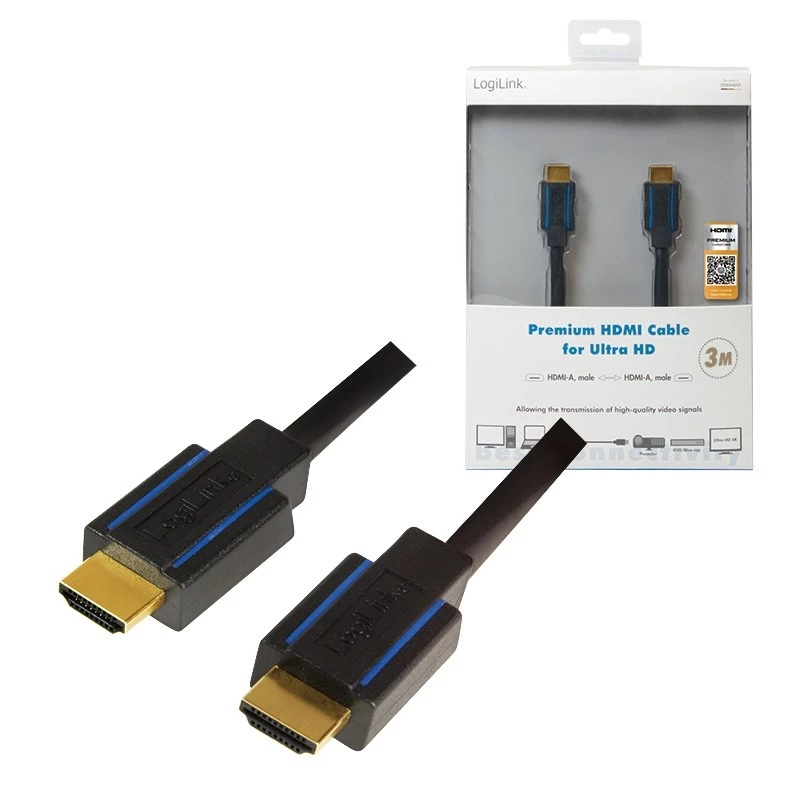 HDMI-kaapeli LogiLink CHB005 3 m