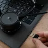 Tellur Voice Pro Wireless -kuulokemikrofoni puhelinkeskuskäyttöön musta TLL411007