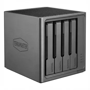 NAS TERRAMASTER F4 SSD neliydin 8GB DDR5 4-paikkainen NAS SSD-asemille