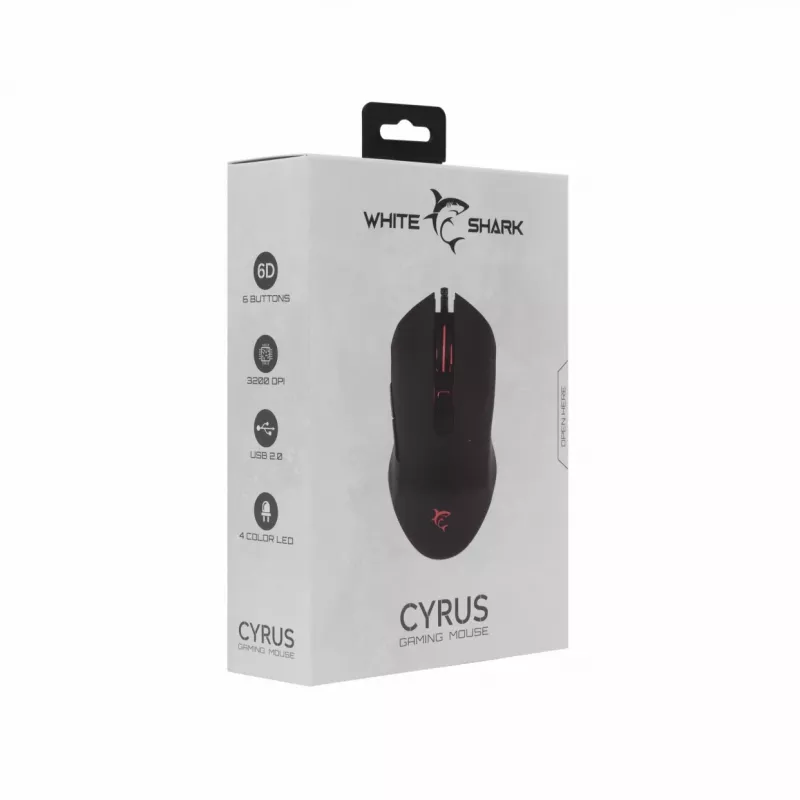 White Shark Cyrus -peluhiiri 6B LED 320