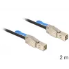 DeLOCK 83395 Serial Attached SCSI (SAS) -kaapeli 2 m musta