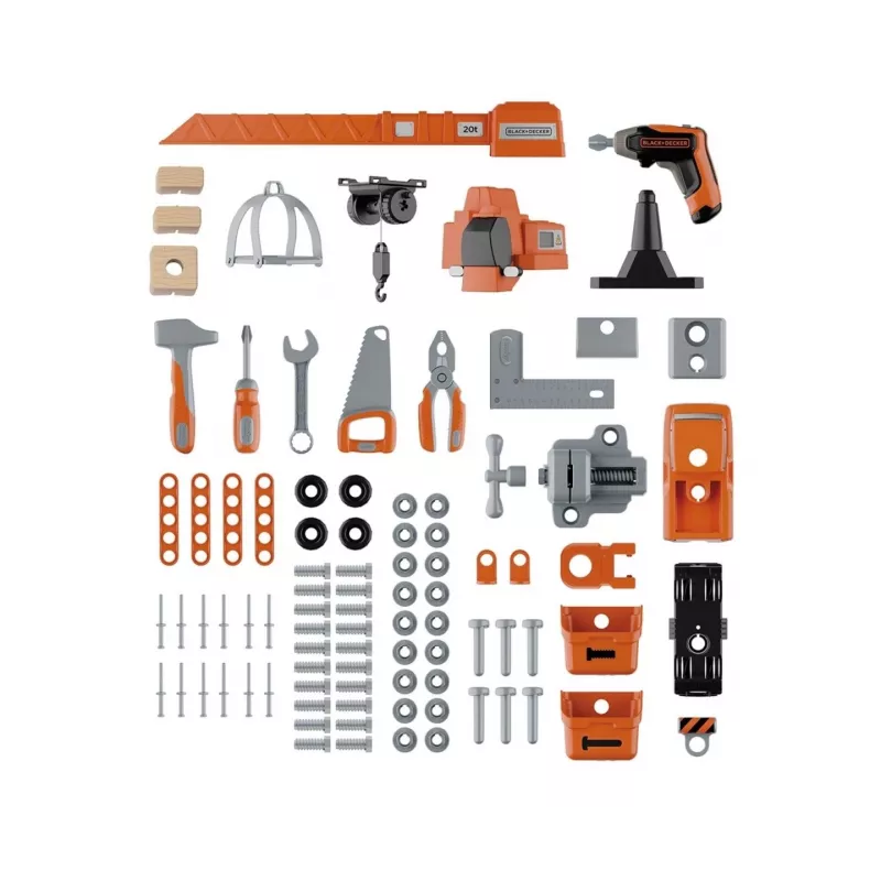 Lasten työpajalelu SMOBY Bricolo Builder 7600360741 – rakennustyökalusetti roolileikkeihin