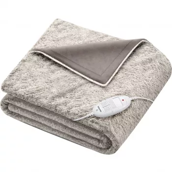 Beurer HD 75 Cosy Nordic lämpöhuopa, 130 x 180 cm, harmaa