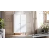 Vitriini cama meble PALAZZO BIS 1000×390×1660 mm valkoinen matta