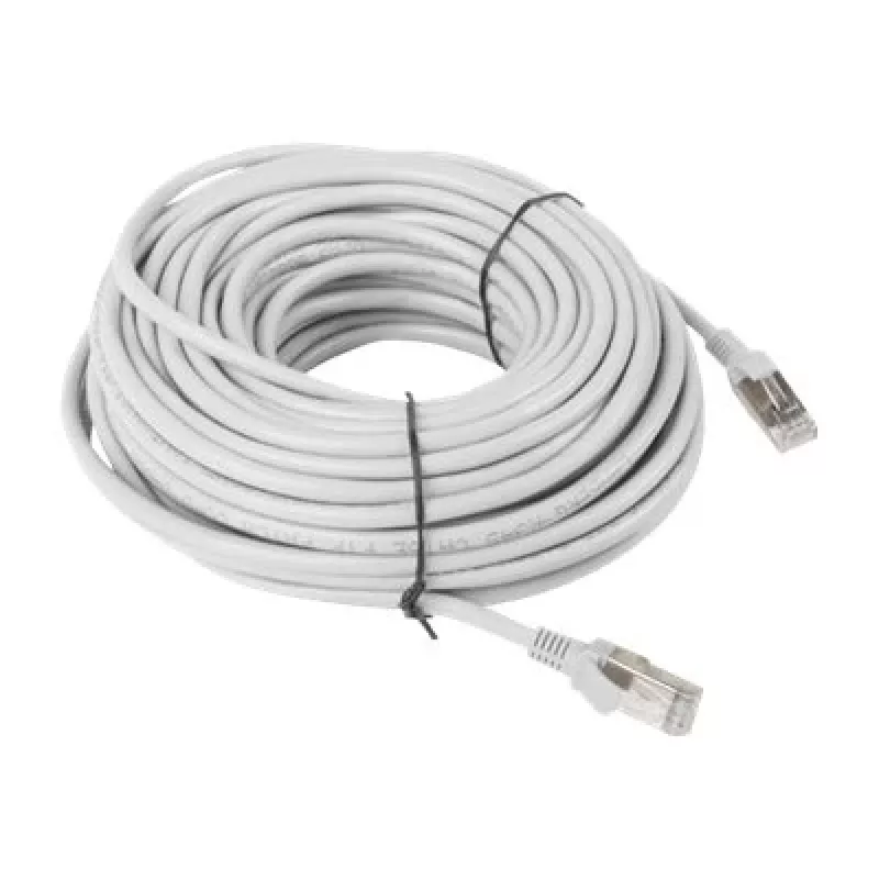 LANBERG verkkokaapeli Cat5e U/UTP RJ-45 - RJ-45 20 m harmaa, 26 AWG, CCA-johdin
