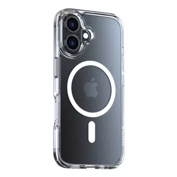 Torras DIAMOND-MAG SERIES kirkas kotelo iPhone 16:lle MagSafe-yhteensopiva, läpinäkyvä suojakotelo
