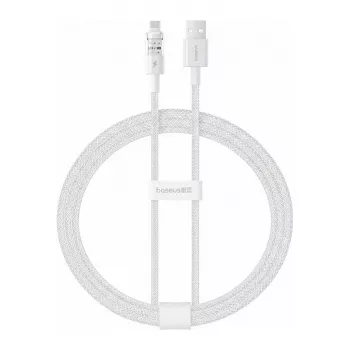 Latauskaapeli Baseus USB–Lightning 1 m 2,4 A valkoinen
