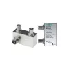 axing TZU 21-65 - kaapelinsplitteri/liitin - 5 - 1006 MHz - hopea - metalli - uros/naaras - A