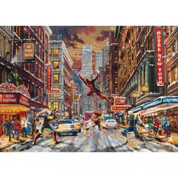 Thomas Kinkade Studios: Marvel - Deadpool, Snow Day, palapeli 1000 palaa