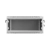 Seinäkiinnitteinen 19 tuuman asennuskaappi LANBERG WF01-6404-00S 4U 600×450 mm, harmaa