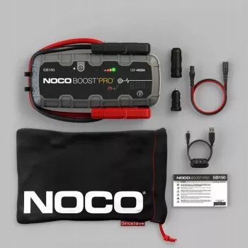 NOCO GB150 Boost 12V 3000A käynnistysapulaite integroidulla 12V/USB-akulla