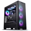 PHANTEKS Eclipse G400A -tietokonekotelo + Glacier M25 Gen2 AiO-nestekylmäys - musta