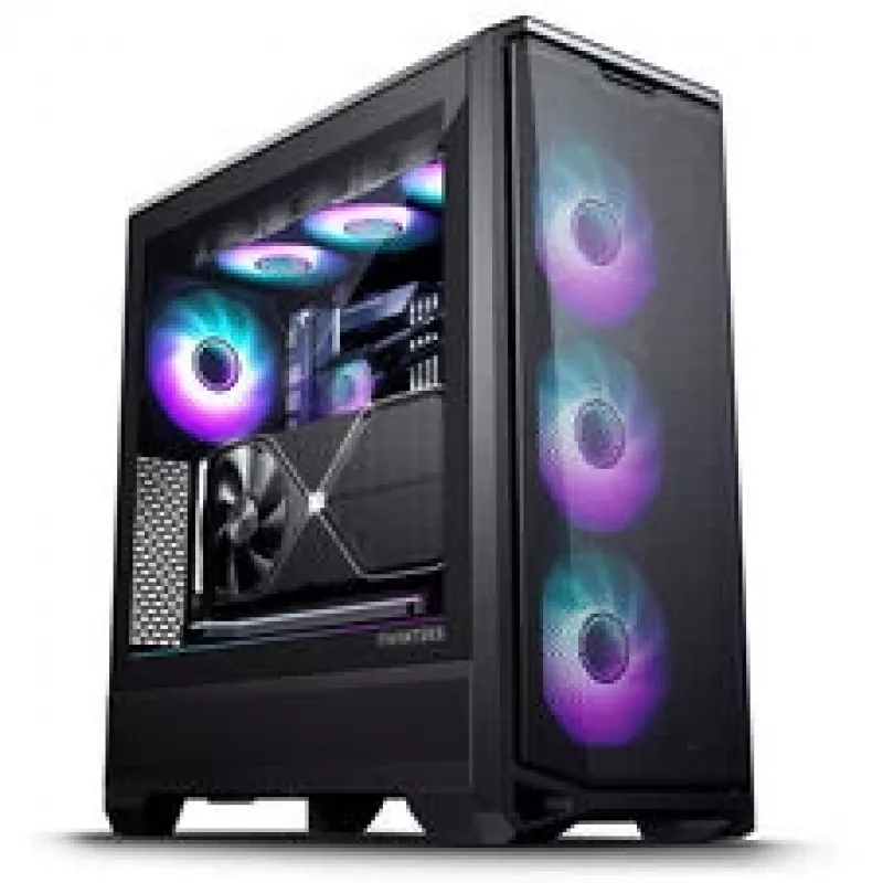 PHANTEKS Eclipse G400A -tietokonekotelo + Glacier M25 Gen2 AiO-nestekylmäys - musta