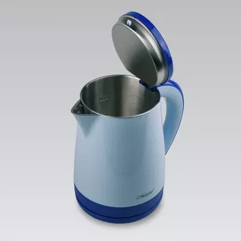 Maestro MR-037 vedenkeitin 1,2 L 1630 W ruostumaton teräs, sininen, 360° jalusta