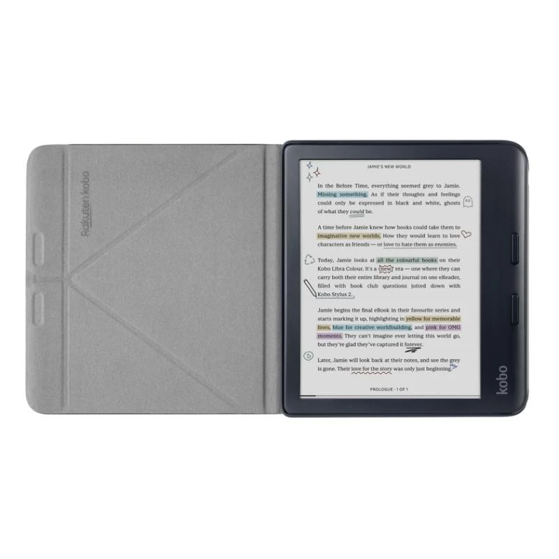 Kotelo Rakuten Kobo SleepCover 17,8 cm musta