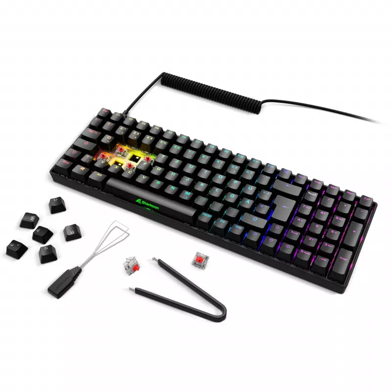 Sharkoon SGK50 S2 näppäimistö peli RF langaton QWERTZ saksa