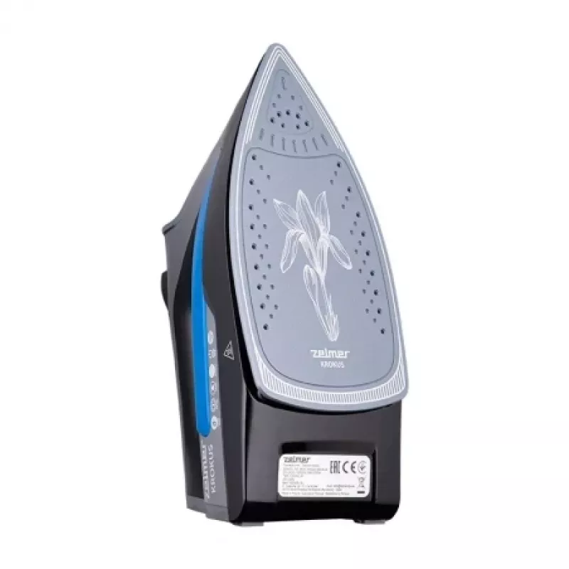 Zelmer Krokus ZIR3220 höyrysilitysrauta, 3000 W, 200 g höyryisku, keraaminen pohja, sininen