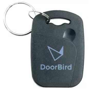 DoorBird A8005 kaksitaajuus RFID-transponder-avaimenperä, musta, 10 kpl