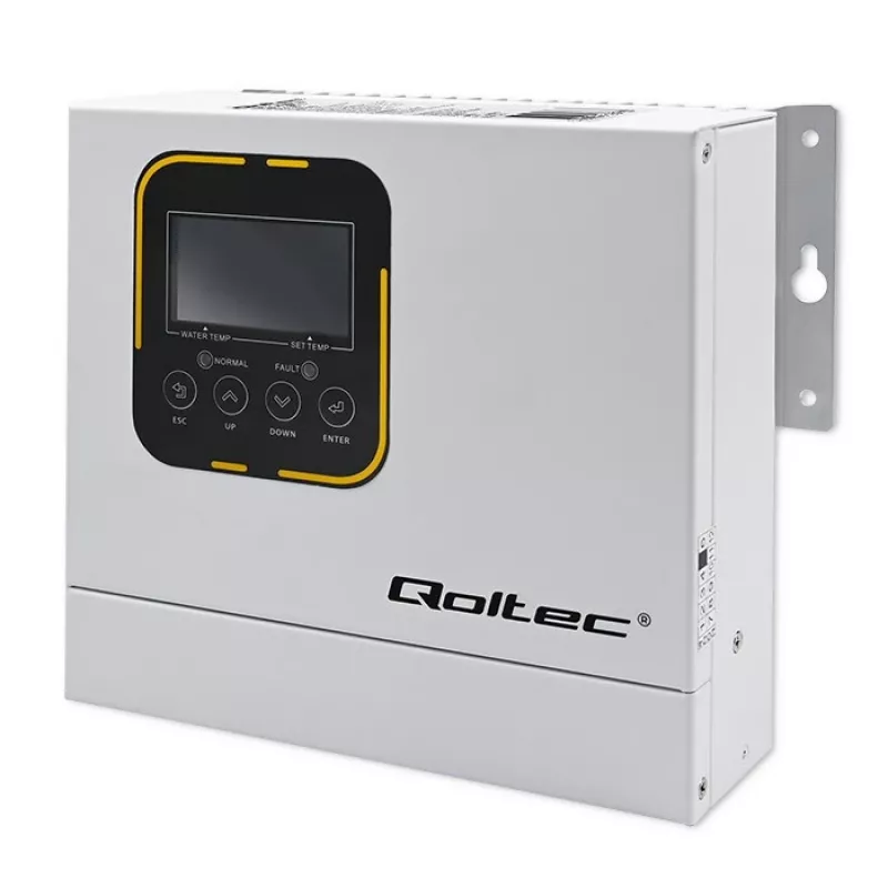 Vaihtosuuntaaja QOLTEC ECO Solar Boost 4kW MPPT LCD, 4 kW lähtö, MPPT-lataussäädin, LCD-näyttö