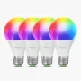 Nanoleaf Essentials Matter Smart A60 LED-lamppu, E27, 9 W, 900 lm, 2700-6500 K RGBCW, 4 kpl:n pakkaus
