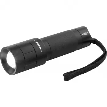 Ansmann M250F - käsi vilkkuvalo - musta - painikkeet - kiertosäädin - 1 m - IP54 - 1 lamppu
