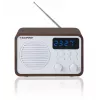 Kannettava radio Bluetoothilla ja USB:lla BLAUPUNKT PP7BT, väri: ruskea puu/valkoinen