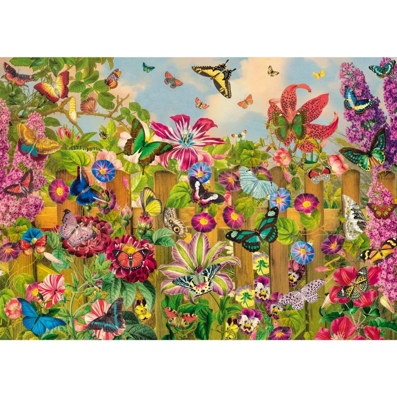 Palapeli Schmidt Spiele Beautiful Butterfly Garden — 2000 palaa, malli 59746