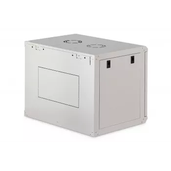 Seinäkiinnitteinen 9U-räkkikotelo DIGITUS Dynamic-N DN-37104, 600 x 450 mm, IP20, avainlukko, kokoamaton