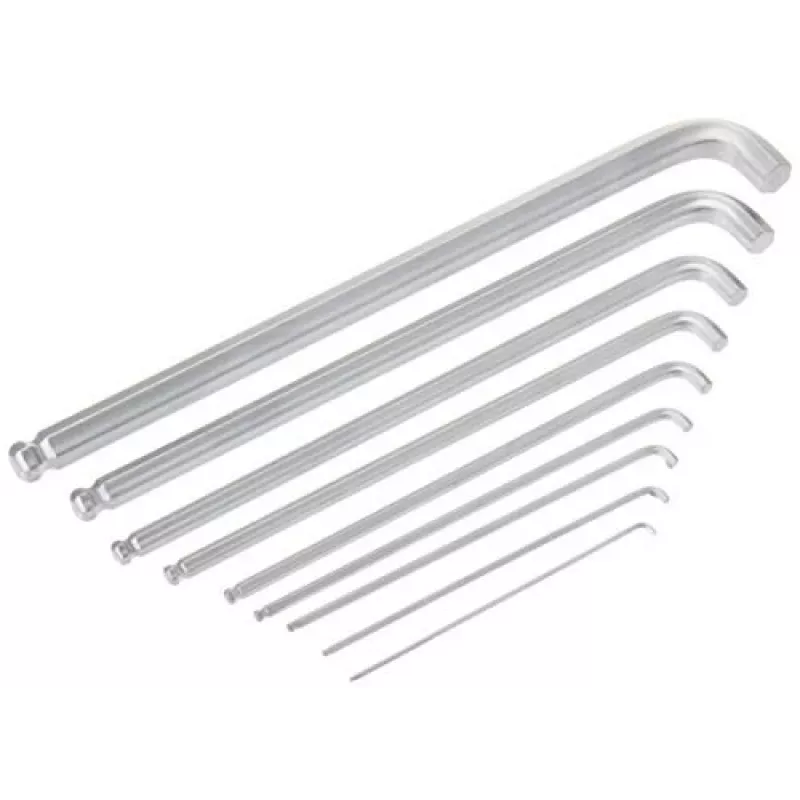 Wera 950/9 Hex-Plus 4 kuusiokoloavainsarja, metrinen, kromattu