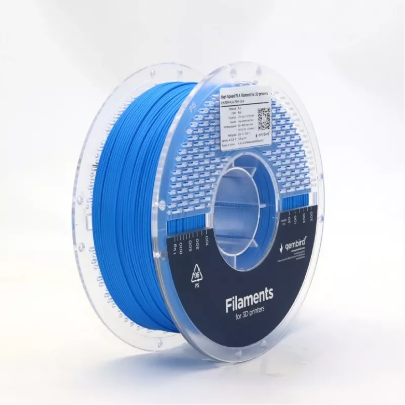 3D-tulostusfilamentti Gembird PLA 1,75 mm sininen 1 kg kela