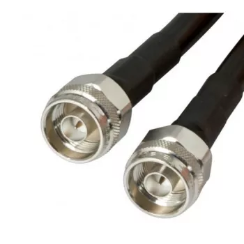 Koaksiaalikaapeli ALLNET ALL-CAB-NM-NM2-RG8 2 m N-tyyppi musta
