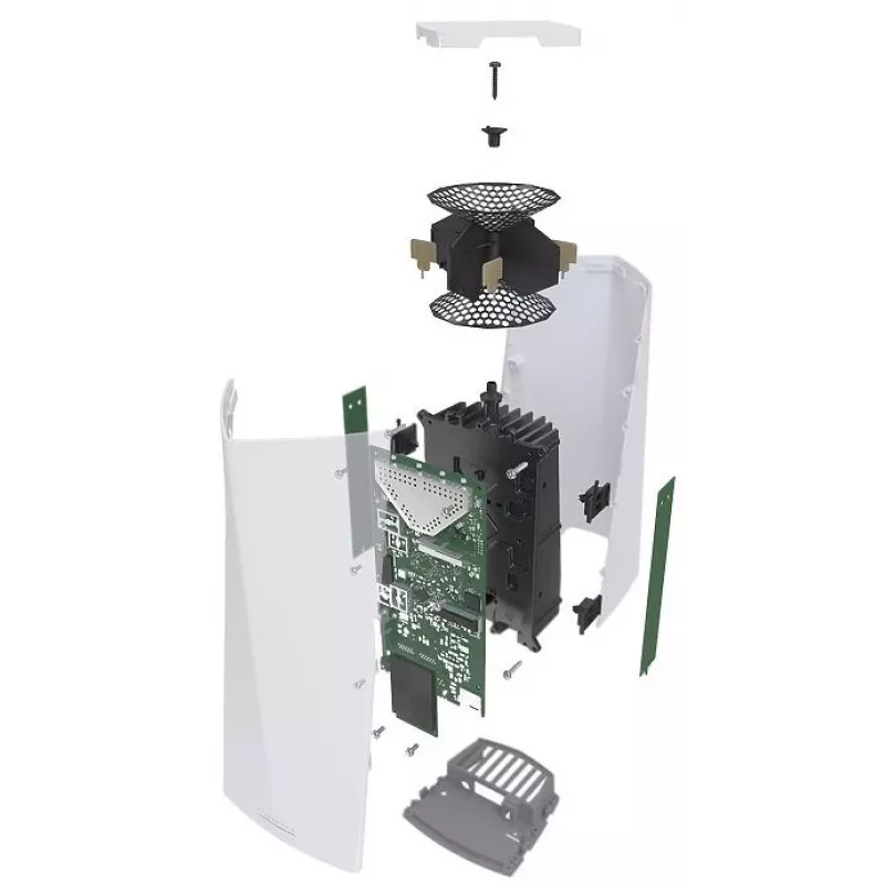 MikroTik Audience RBD25G-5HPacQD2HPnD kolmikaistainen Mesh-tukiasema, Wi-Fi 5 (802.11ac), 2,4 GHz + 2x 5 GHz, 1733 Mbit/s, 2x Gigabit LAN, PoE, RouterOS L4, valkoinen