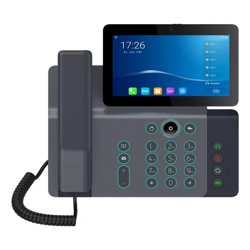 Fanvil V67 IP-puhelin musta 20 linjaa LCD Wi-Fi